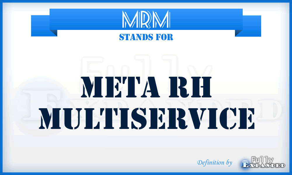 MRM - Meta Rh Multiservice