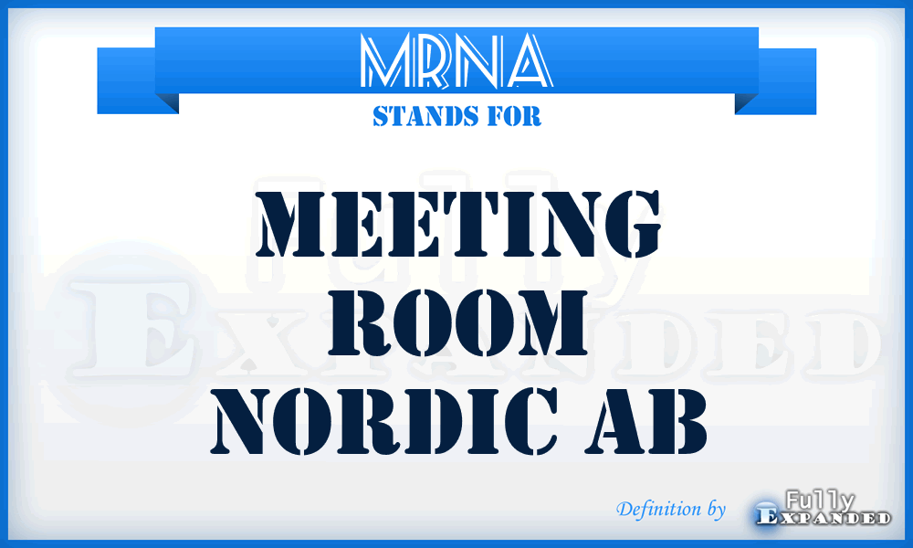 MRNA - Meeting Room Nordic Ab