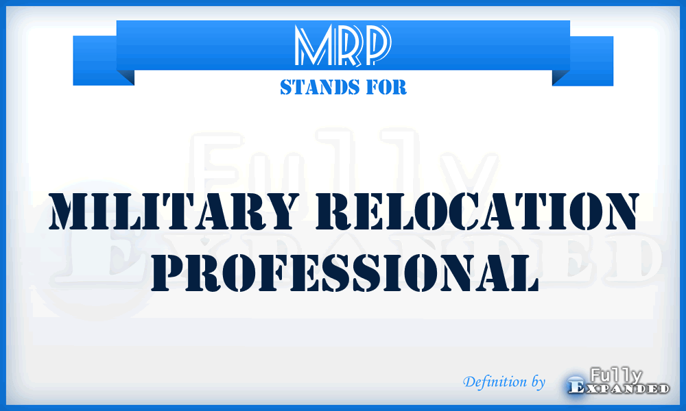 MRP - Military Relocation Professional