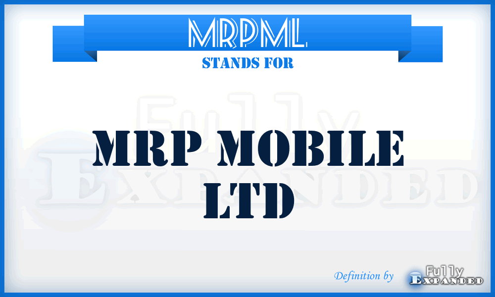 MRPML - MRP Mobile Ltd