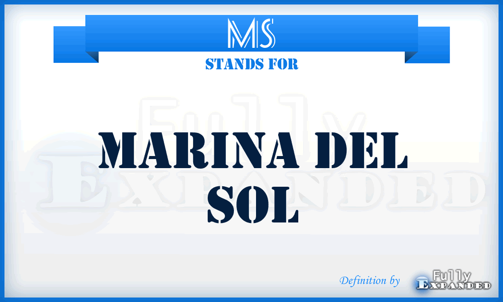 MS - Marina del Sol