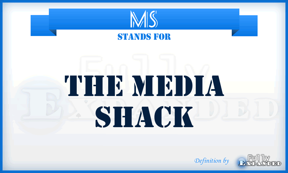 MS - The Media Shack