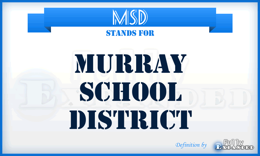 MSD - Murray School District