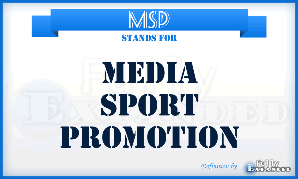 MSP - Media Sport Promotion