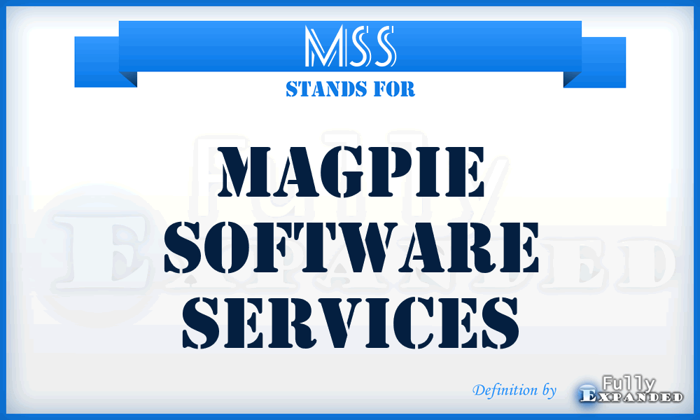 MSS - Magpie Software Services