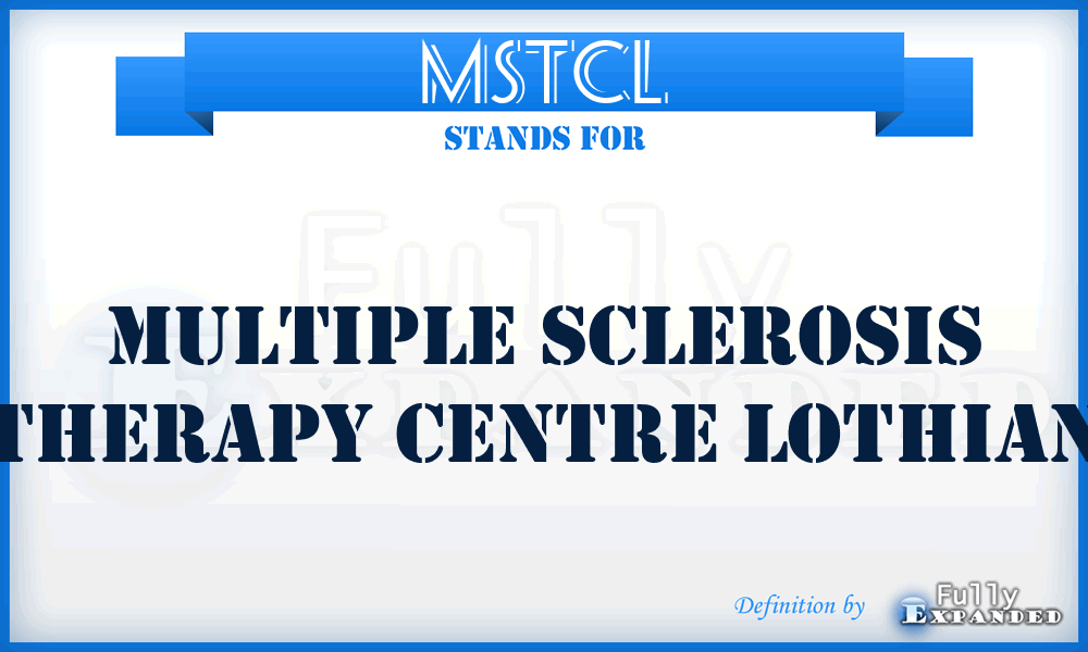 MSTCL - Multiple Sclerosis Therapy Centre Lothian