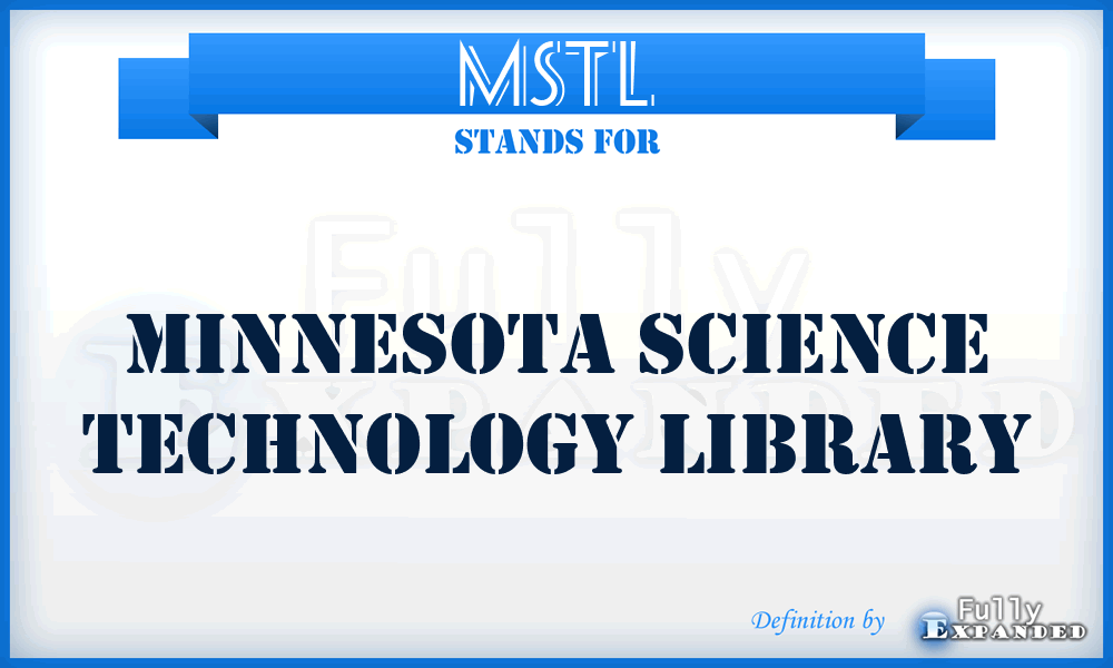 MSTL - Minnesota Science Technology Library