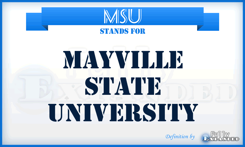 MSU - Mayville State University