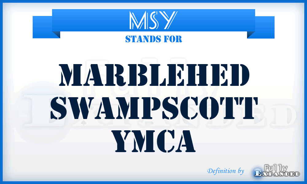 MSY - Marblehed Swampscott YMCA