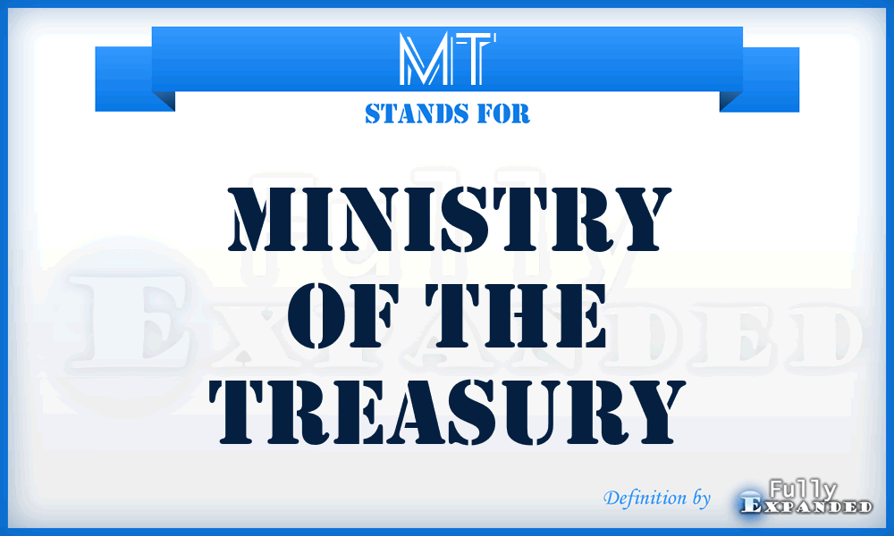 MT - Ministry of the Treasury