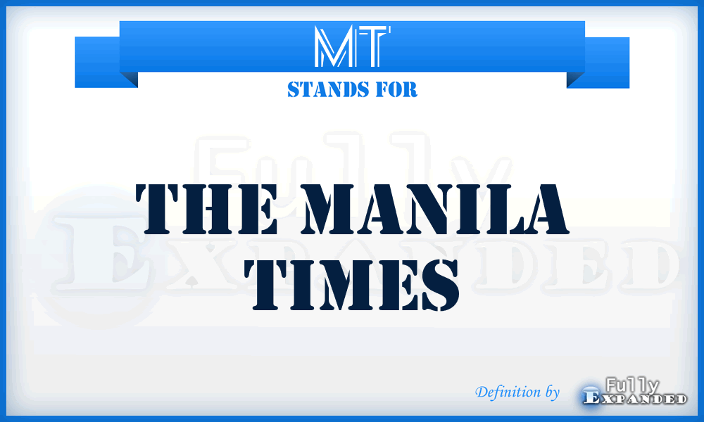 MT - The Manila Times