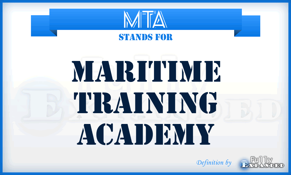 MTA - Maritime Training Academy