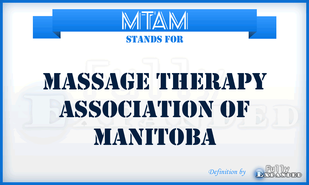 MTAM - Massage Therapy Association of Manitoba
