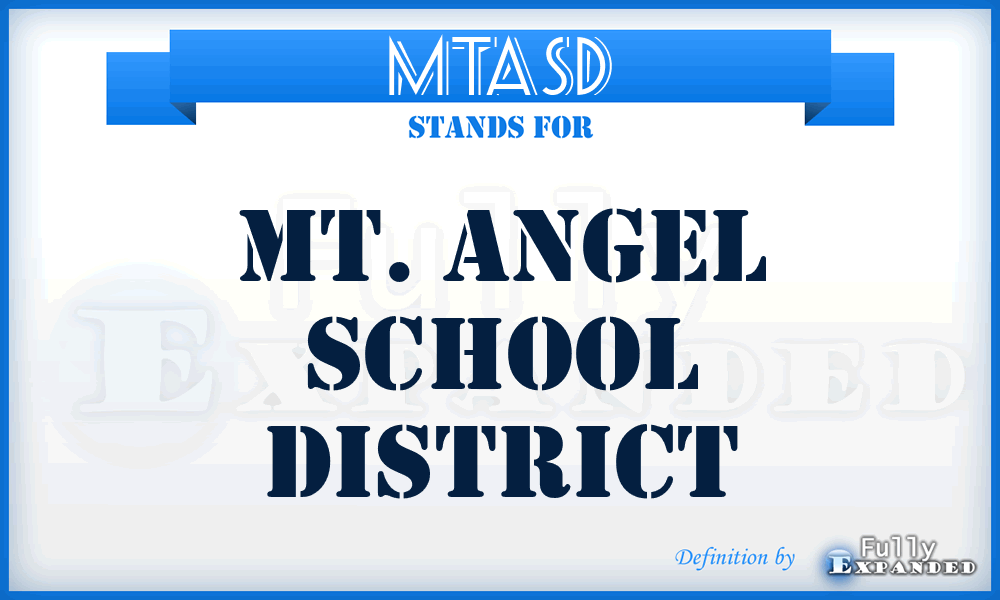 MTASD - MT. Angel School District