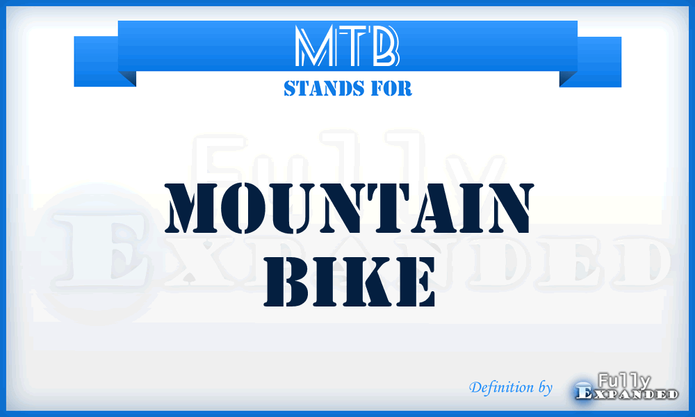 MTB - Mountain Bike