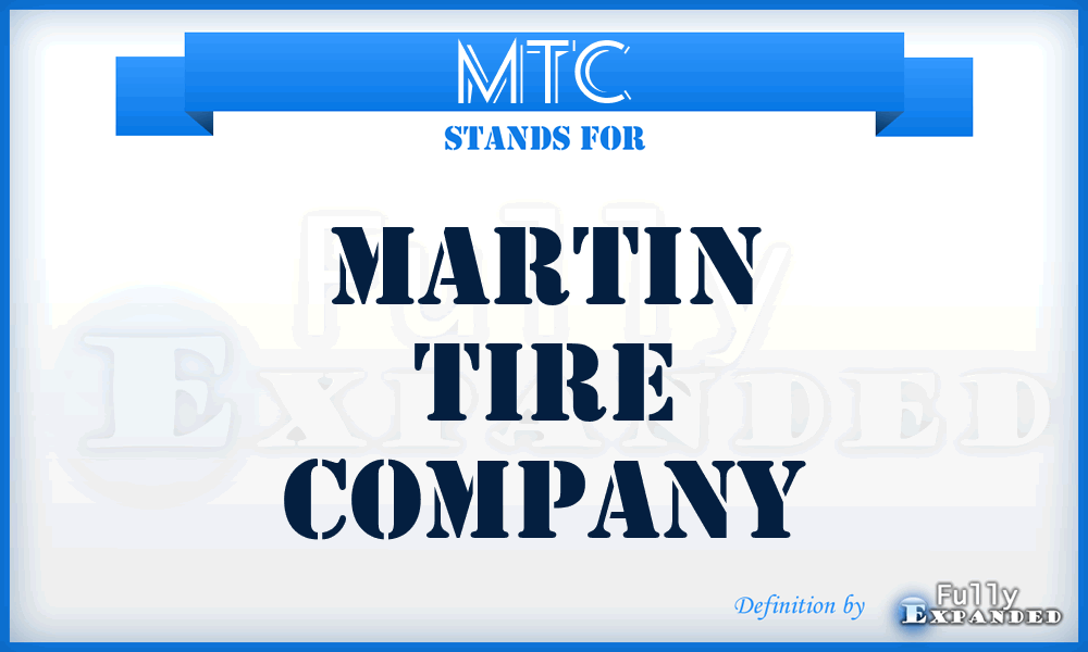 MTC - Martin Tire Company