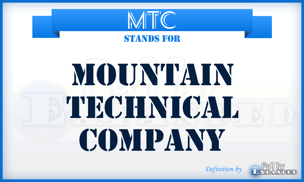 MTC - Mountain Technical Company