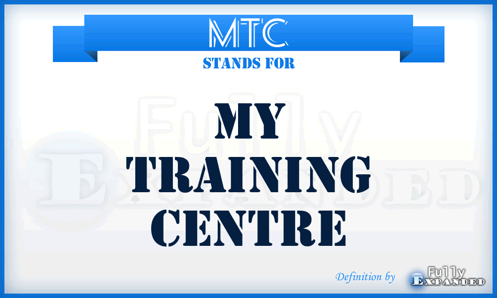 MTC - My Training Centre