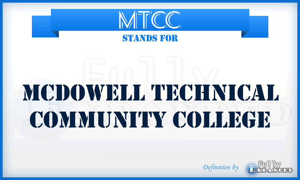 MTCC - Mcdowell Technical Community College