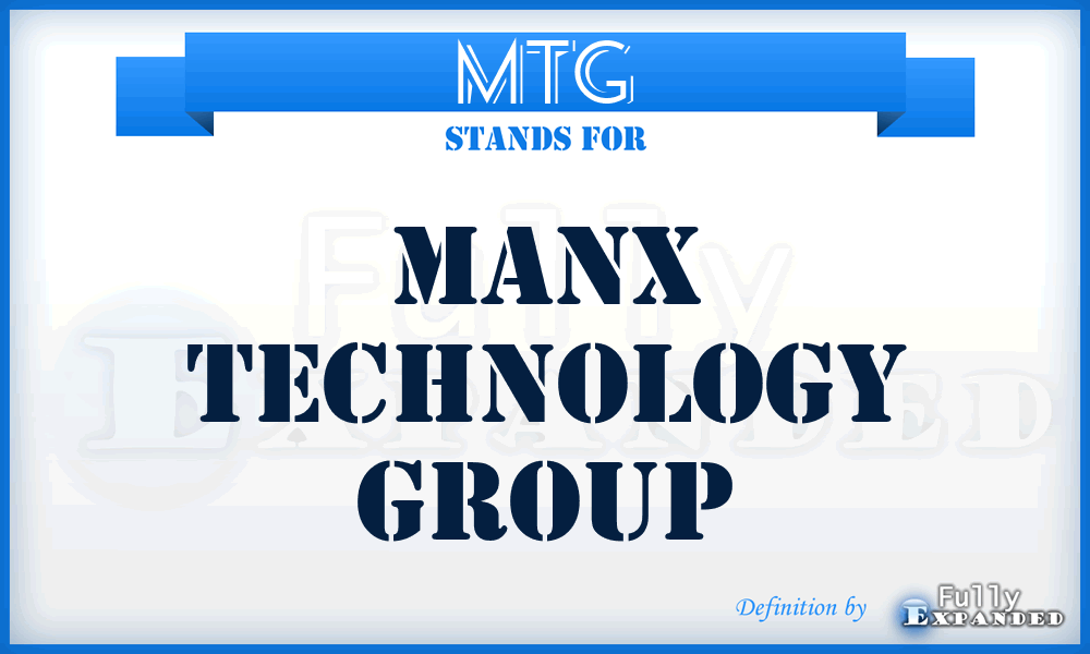 MTG - Manx Technology Group