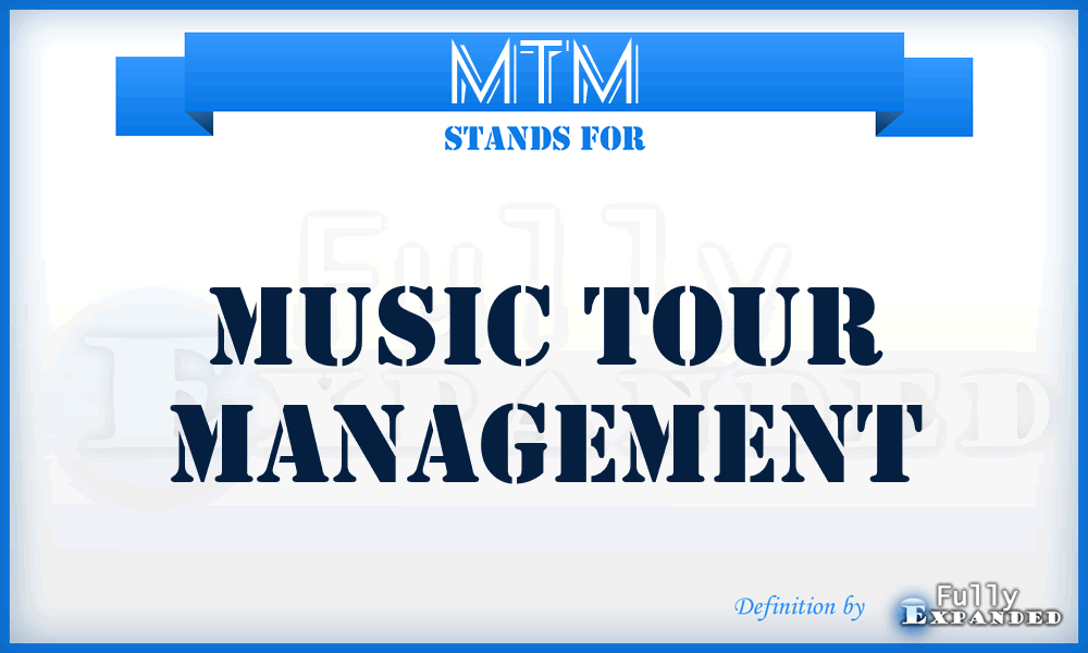 MTM - Music Tour Management