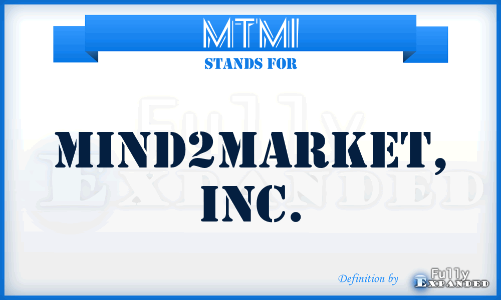 MTMI - Mind2Market, Inc.