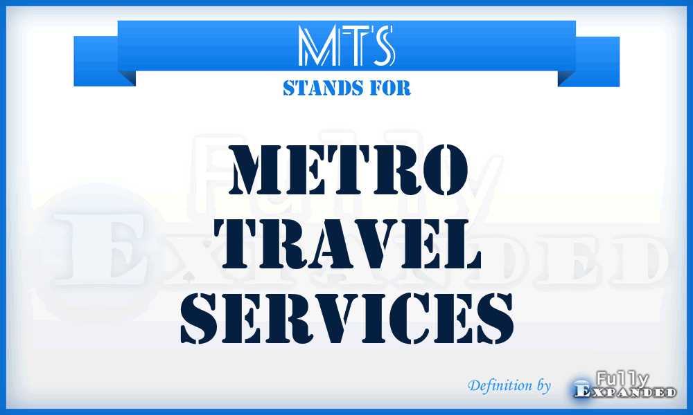 MTS - Metro Travel Services