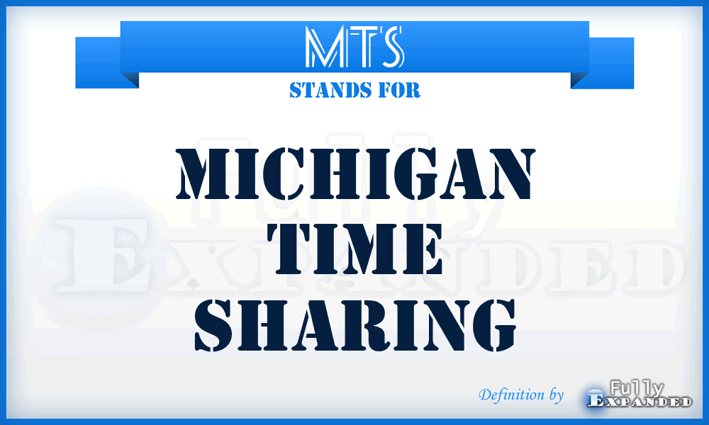 MTS - Michigan Time sharing