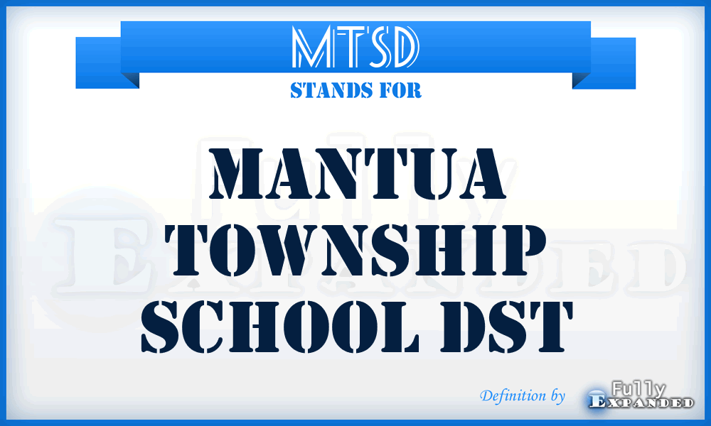 MTSD - Mantua Township School Dst