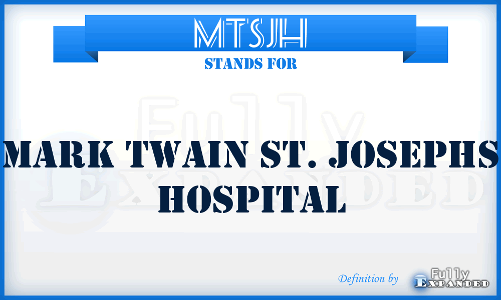 MTSJH - Mark Twain St. Josephs Hospital