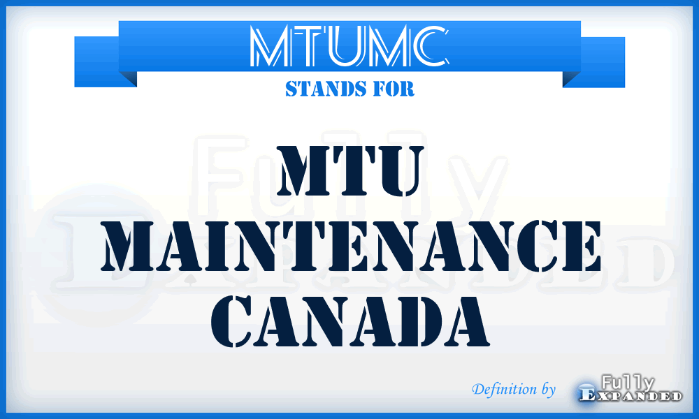 MTUMC - MTU Maintenance Canada