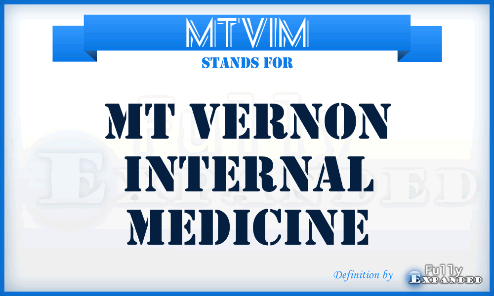 MTVIM - MT Vernon Internal Medicine