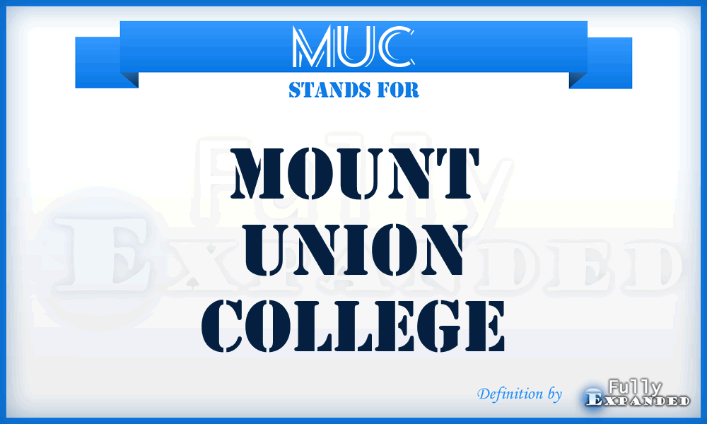 MUC - Mount Union College