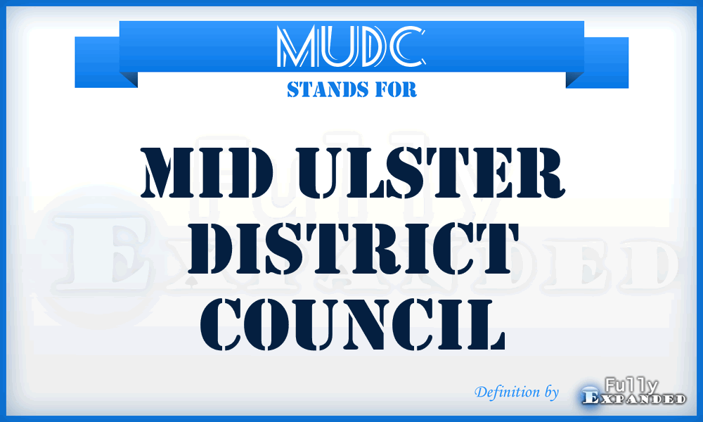 MUDC - Mid Ulster District Council