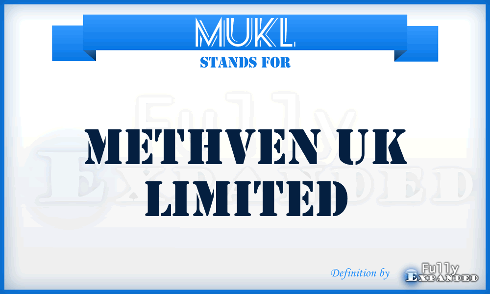 MUKL - Methven UK Limited