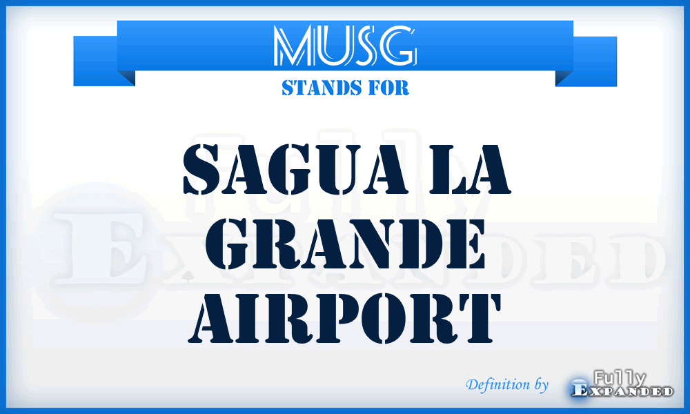 MUSG - Sagua La Grande airport