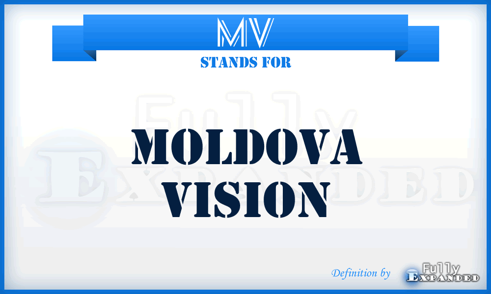 MV - Moldova Vision