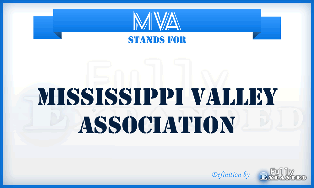 MVA - Mississippi Valley Association