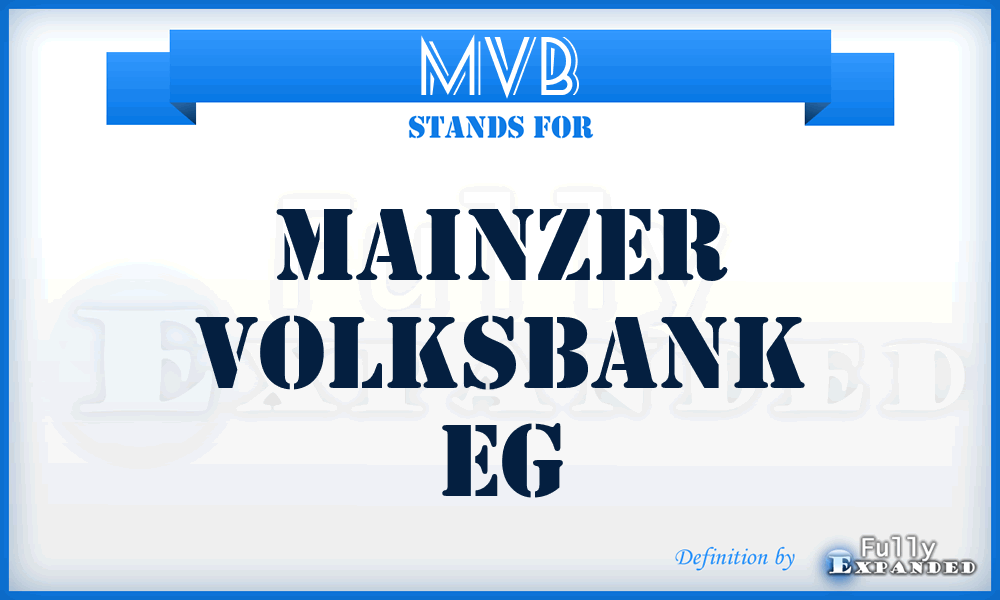 MVB - Mainzer VolksBank eG