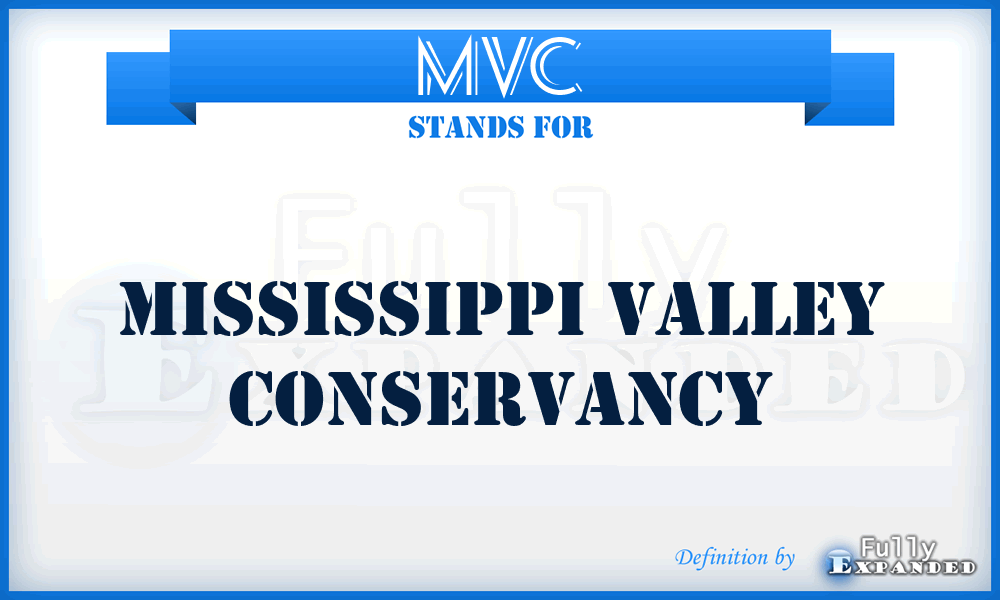 MVC - Mississippi Valley Conservancy