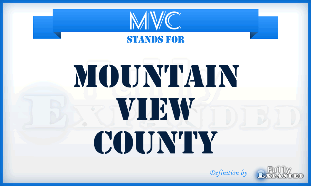 MVC - Mountain View County