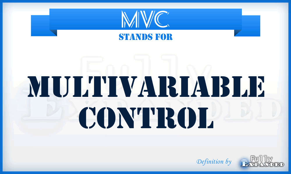 MVC - MultiVariable Control