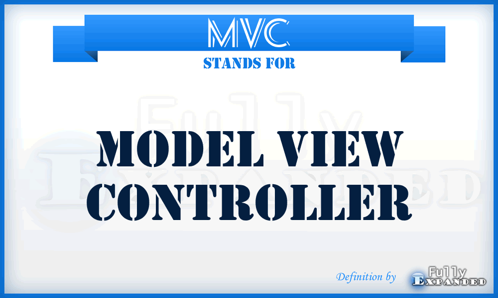 MVC - model view controller