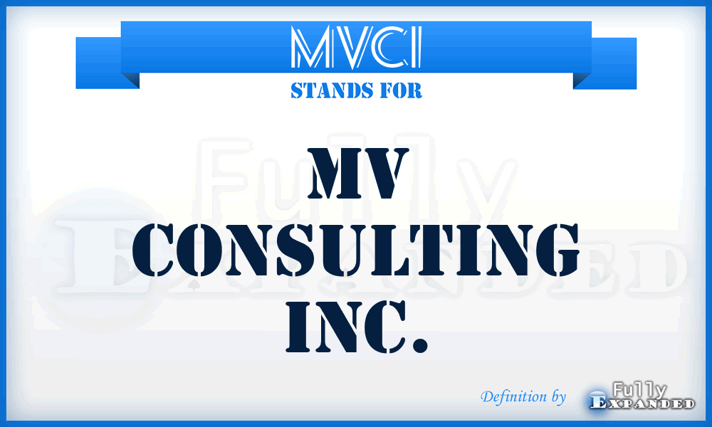 MVCI - MV Consulting Inc.