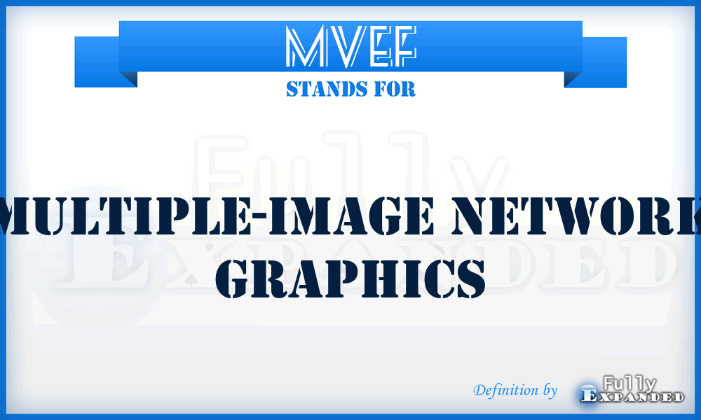MVEF - Multiple-image Network Graphics