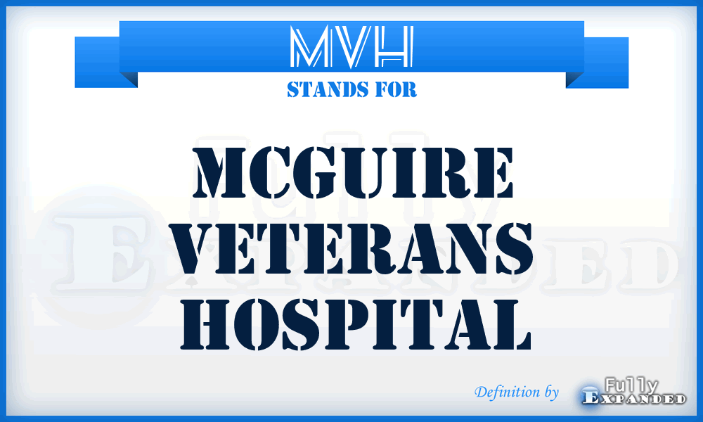 MVH - Mcguire Veterans Hospital