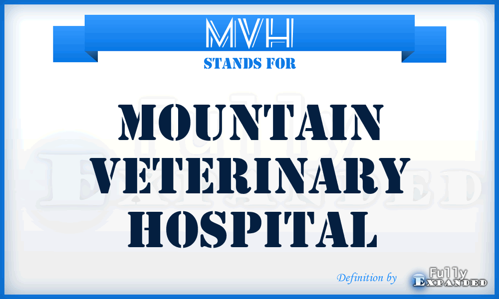 MVH - Mountain Veterinary Hospital