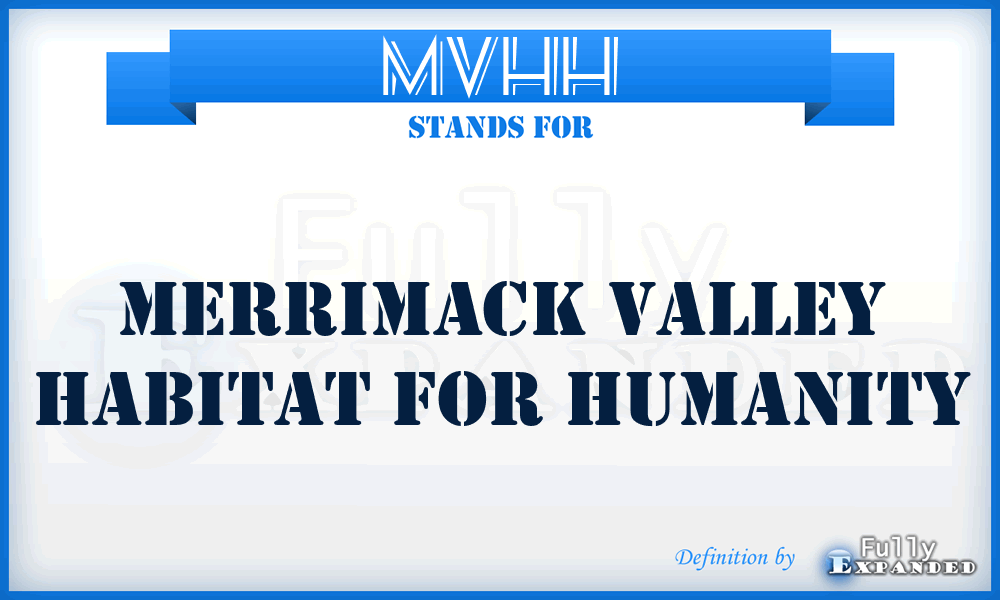 MVHH - Merrimack Valley Habitat for Humanity