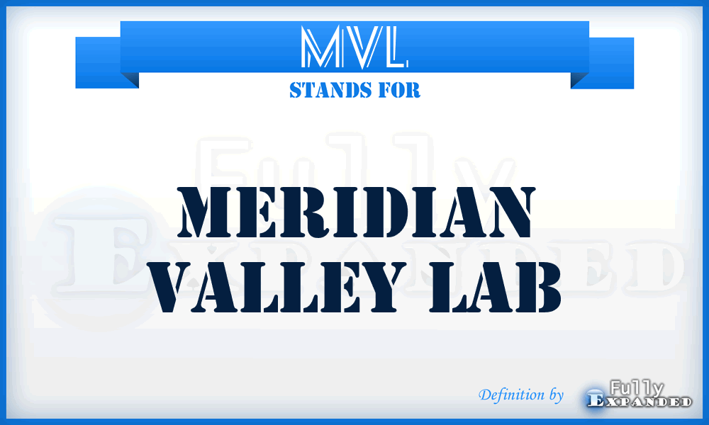 MVL - Meridian Valley Lab