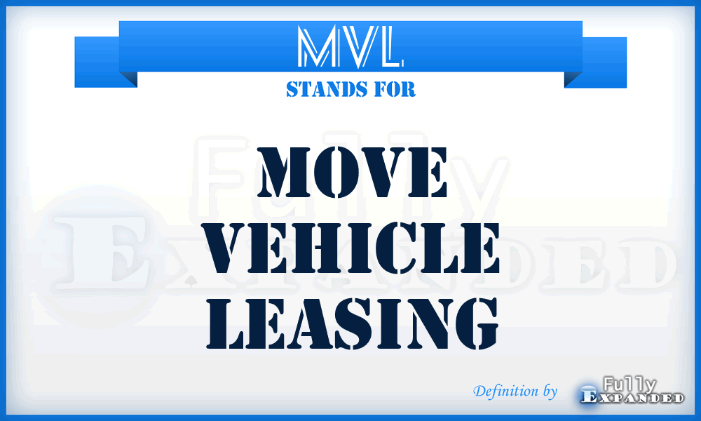 MVL - Move Vehicle Leasing
